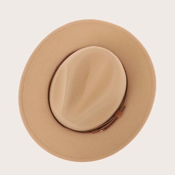 Trendy Belted Fedora Hat Classic Shabby Chic - Picture 5 of 6